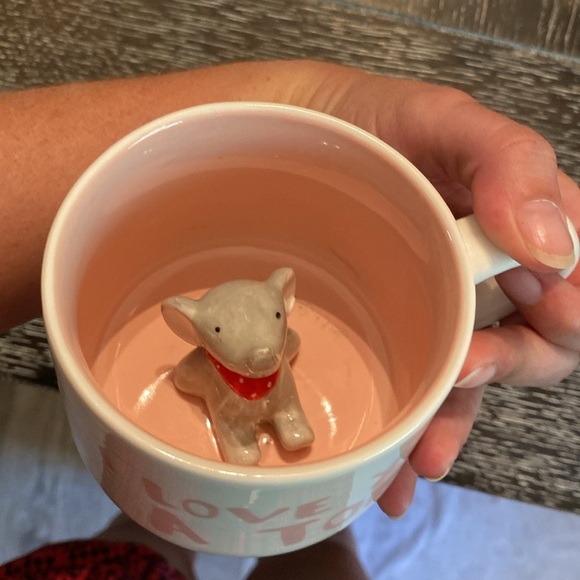 Coffee Mug, “Love you a ton” outside, cute little elephant hiding inside! - Picture 3 of 6